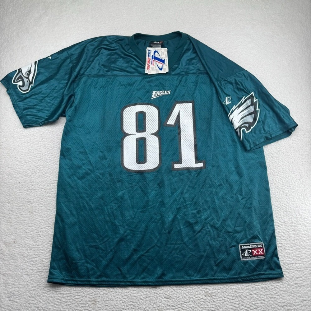 NWT Vintage Logo Athletic Philadelphia Eagles Charles Johnson Jersey Mens 2XL